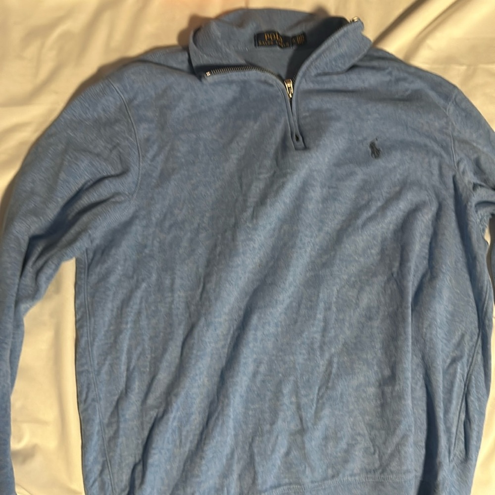 Men's Estate-Rib Cotton Quarter-Zip Pullover
